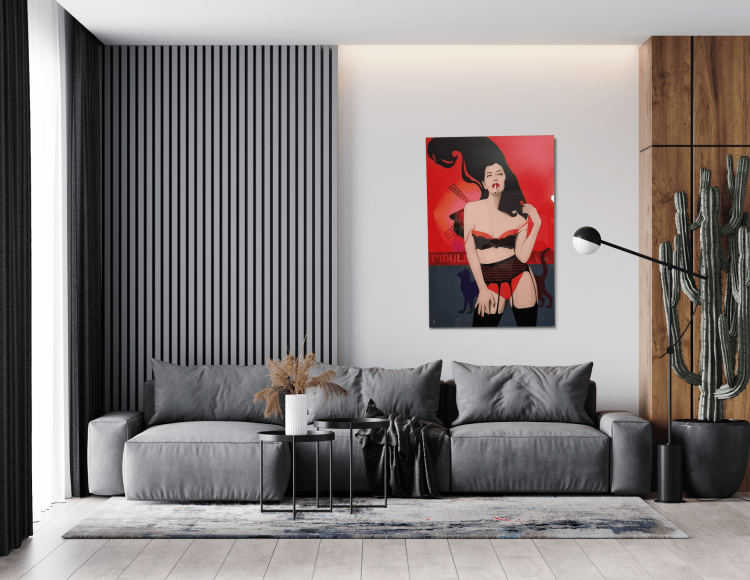 Moulin Rouge - Grafika na szkle organicznym