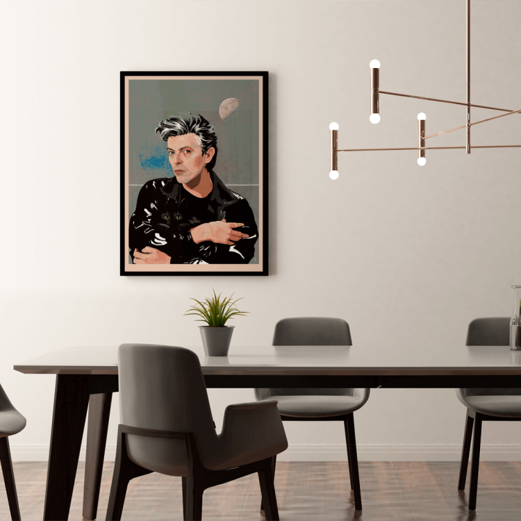 David Bowie - Grafika artystyczna – limitowane wydruki i obrazy | druk pigmentowy | Joy Galeria Form