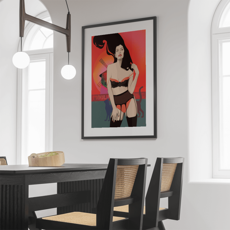 Moulin rouge - Grafika artystyczna – limitowane wydruki i obrazy | druk pigmentowy | Joy Galeria Form