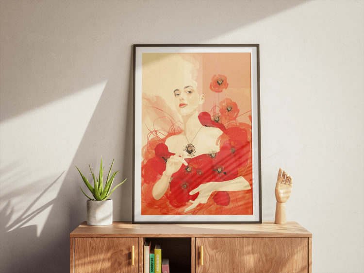 grafika artystyczna, druk pigmentowy na wysokiej jakości papierze | Joy Galeria Form